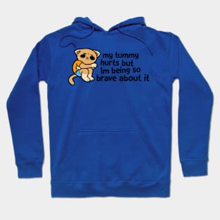 My Tummy Hurts Cartoon Hoodie